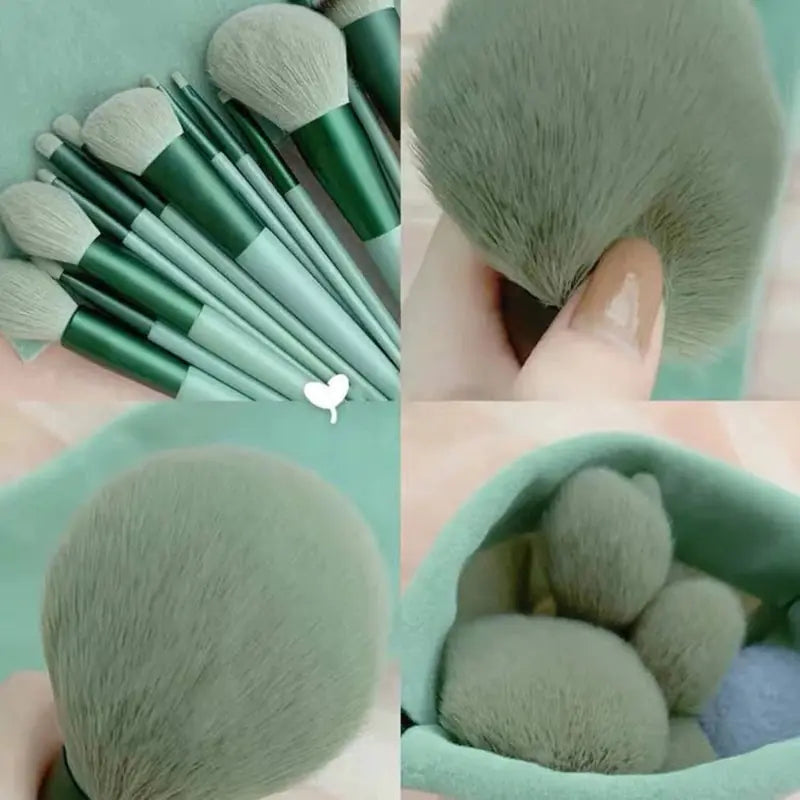 13 Pieces Soft Fluffy Makeup Brushes Set