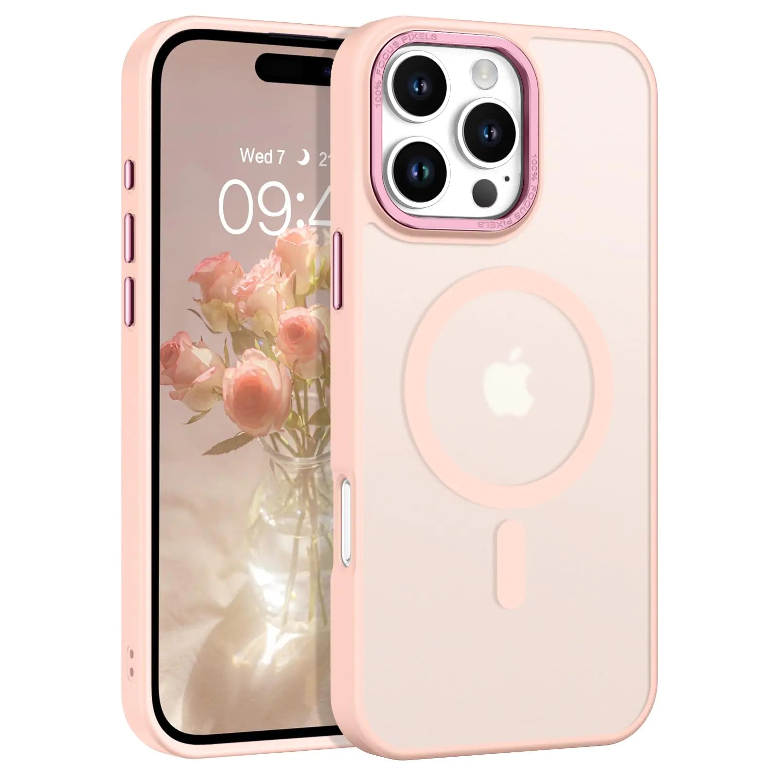 BENTOBEN for iPhone 16 Pro Max Case 2024, Phone case iPhone 16 Pro Max Magnetic Case [Compatible with MagSafe] Translucent Matte Slim Shockproof Protective Case for iPhone 16 Pro Max 6.9" Black