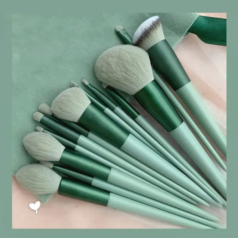 13 Pieces Soft Fluffy Makeup Brushes Set