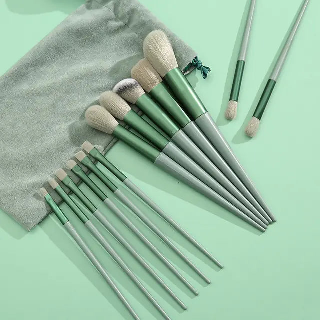 13 Pieces Soft Fluffy Makeup Brushes Set