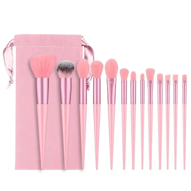 13 Pieces Soft Fluffy Makeup Brushes Set