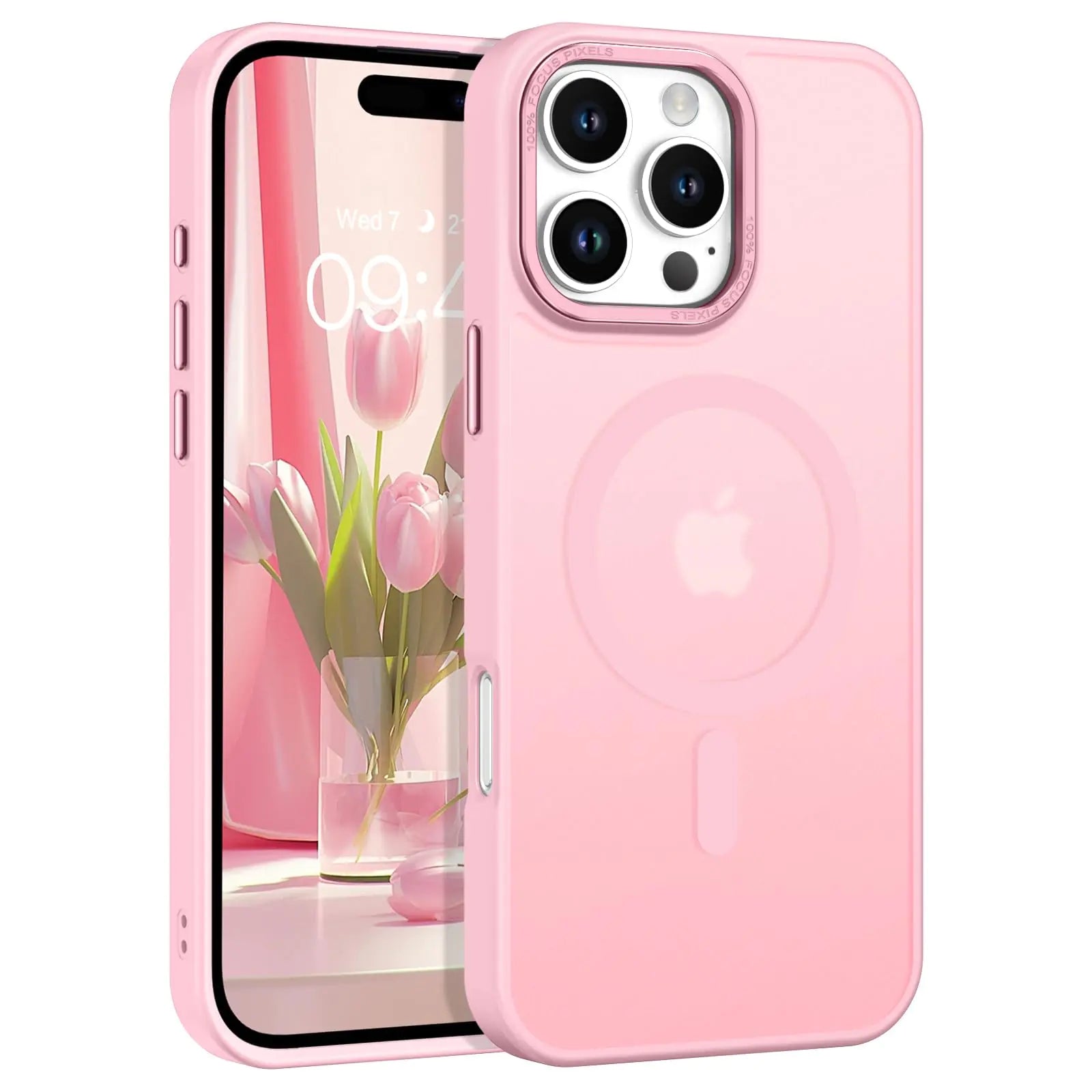 BENTOBEN for iPhone 16 Pro Max Case 2024, Phone case iPhone 16 Pro Max Magnetic Case [Compatible with MagSafe] Translucent Matte Slim Shockproof Protective Case for iPhone 16 Pro Max 6.9" Black