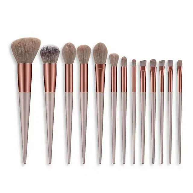 13 Pieces Soft Fluffy Makeup Brushes Set