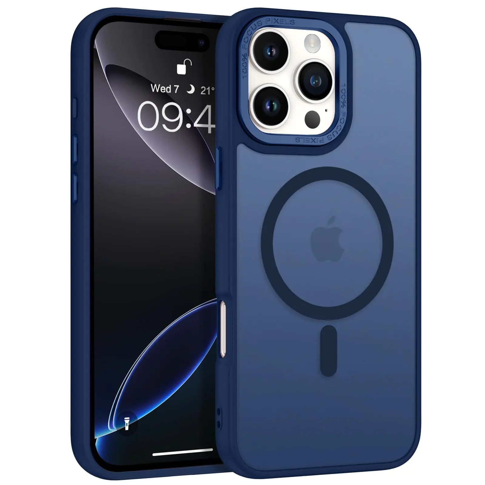 BENTOBEN for iPhone 16 Pro Max Case [Compatible with Magsafe] Translucent Matte Magnetic 16 Pro Max Phone Case Slim Thin Shockproof Women Men Protective Case Cover for iPhone 16 Pro Max Deep Blue