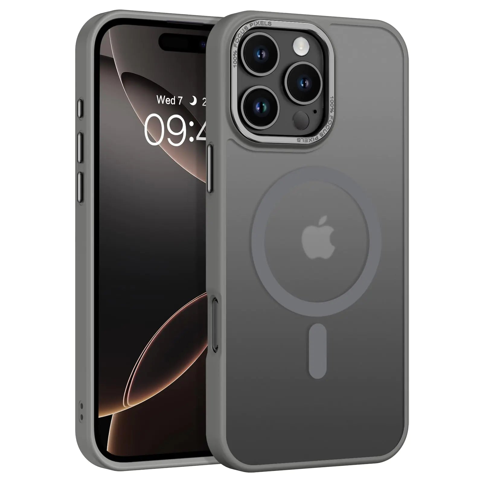 BENTOBEN for iPhone 16 Pro Max Case 2024, Phone case iPhone 16 Pro Max Magnetic Case [Compatible with MagSafe] Translucent Matte Slim Shockproof Protective Case for iPhone 16 Pro Max 6.9" Black