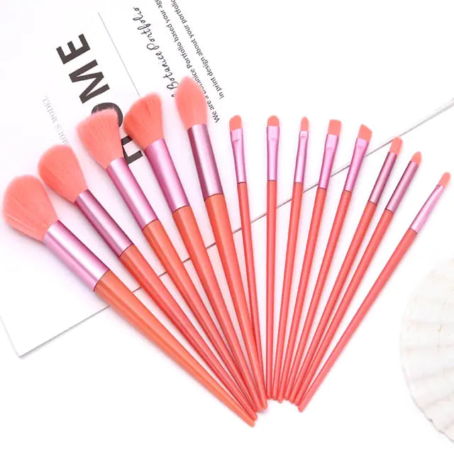 13 Pieces Soft Fluffy Makeup Brushes Set